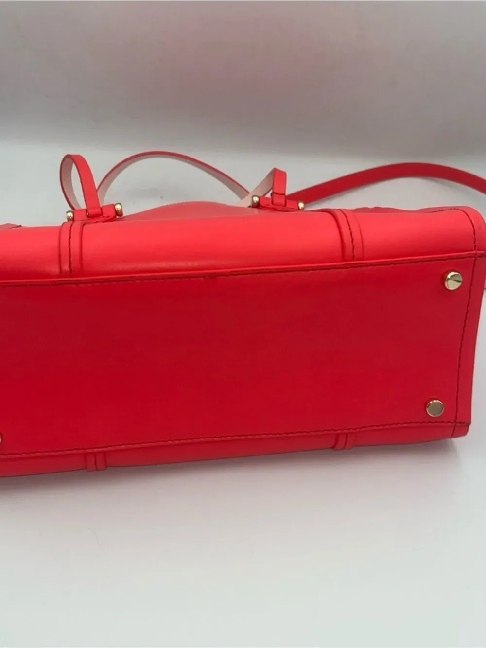 Kate Spade New York Abour Hill Small Elodie Leather Tote Bag in Pink Coral Lux